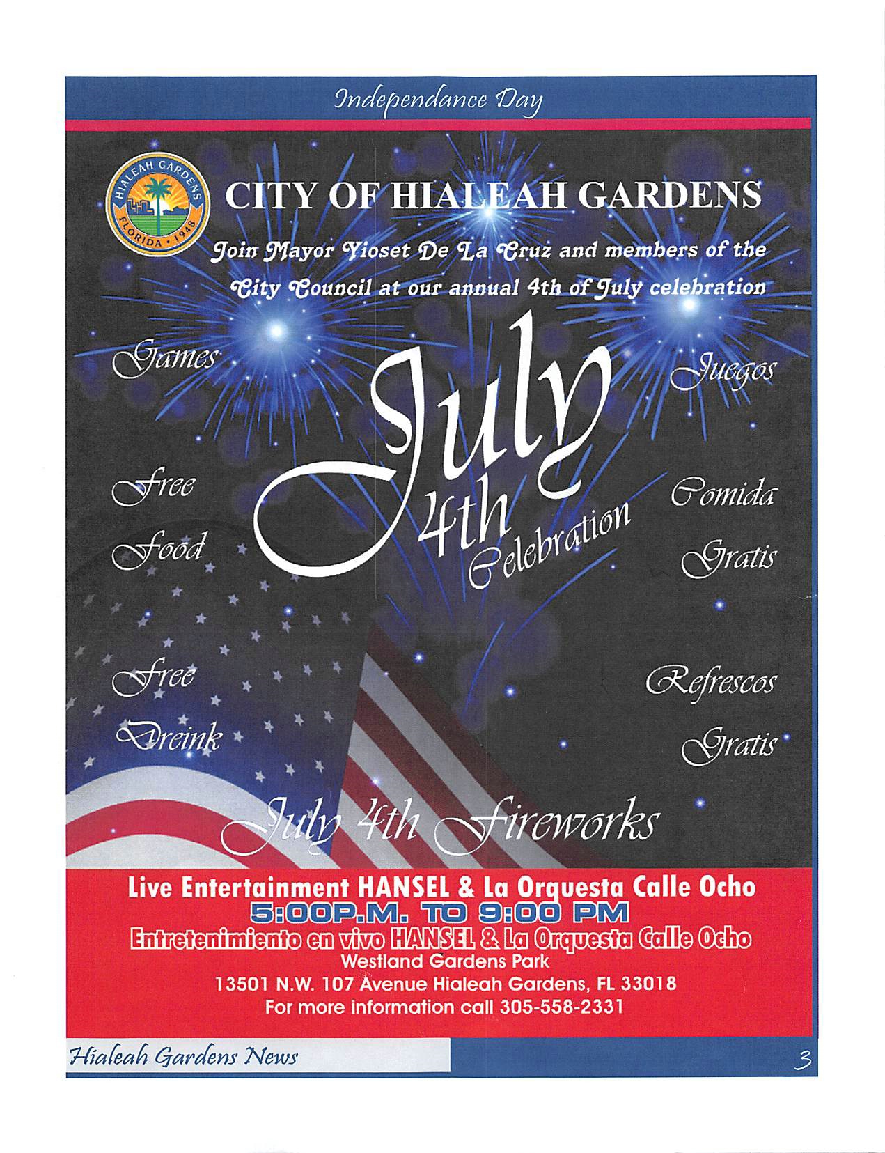 4th of July 2022 FLYER